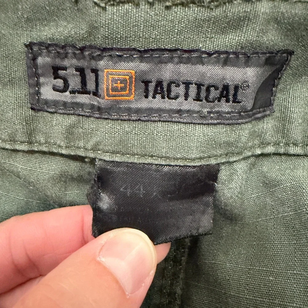 5.11 Tactical Cargo Pants Mens 44x36 Olive Green Ripstop  Reinforced Knee